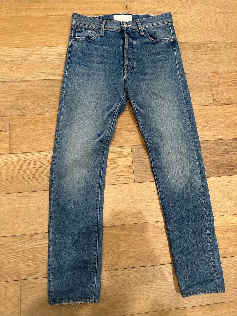 MOTHER Women Jeans Skinny Blue Wash
